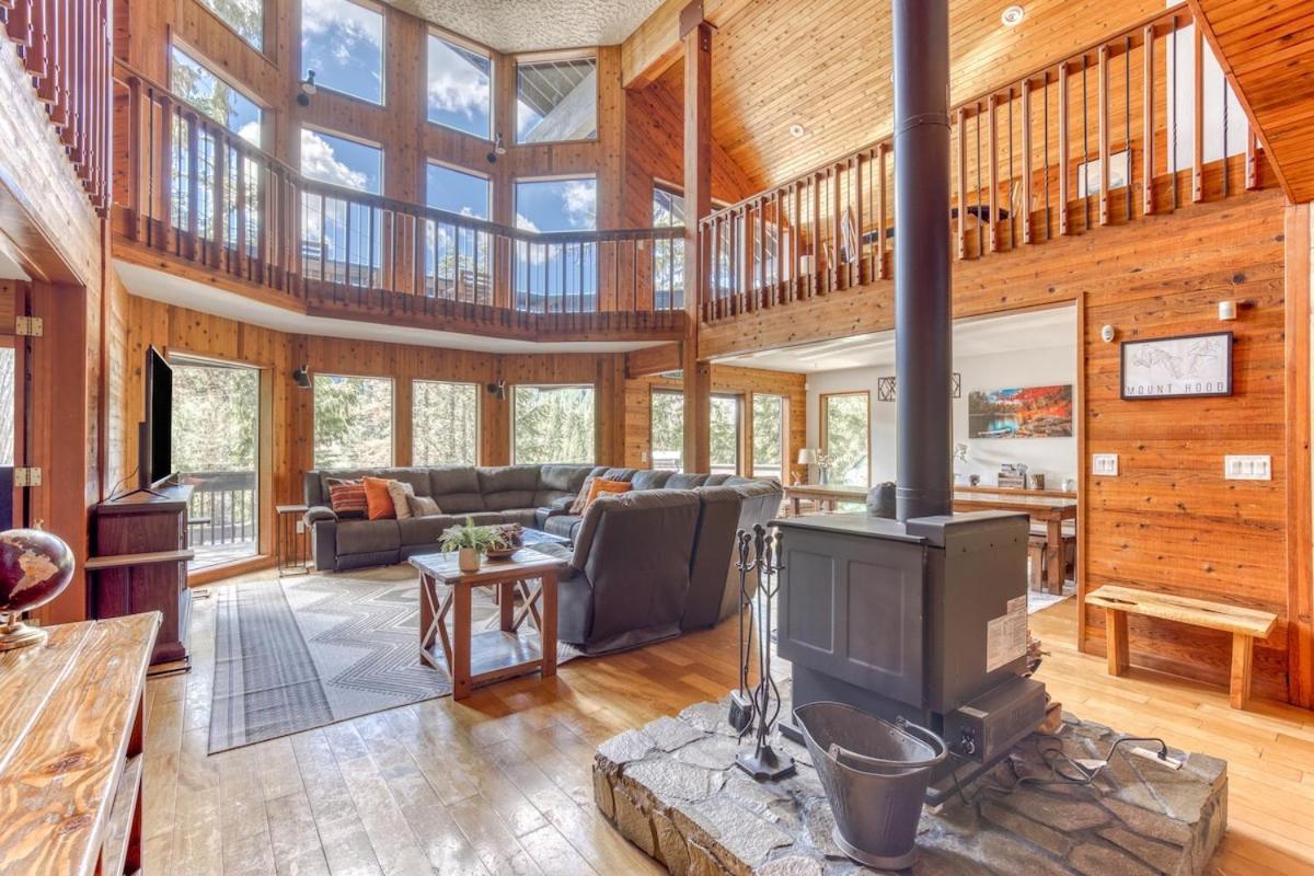 Great Blue Lodge - Spacious Ski Lodge, Hot Tub, Sauna, Game Room & More Government Camp Exterior foto